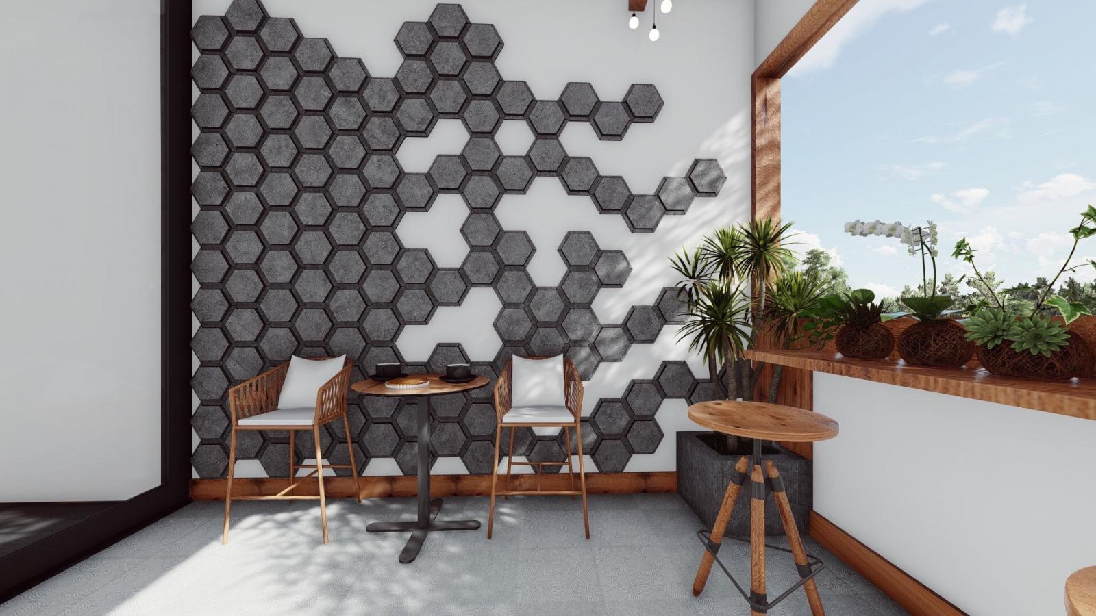 Sau cải tạo, căn hộ 2 phòng ngủ có thêm góc cà phê thư giãn cực Chill